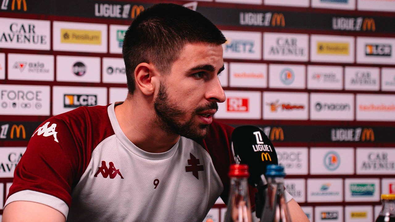 Metz - Auxerre, la conférence de Giorgi Abuashvili