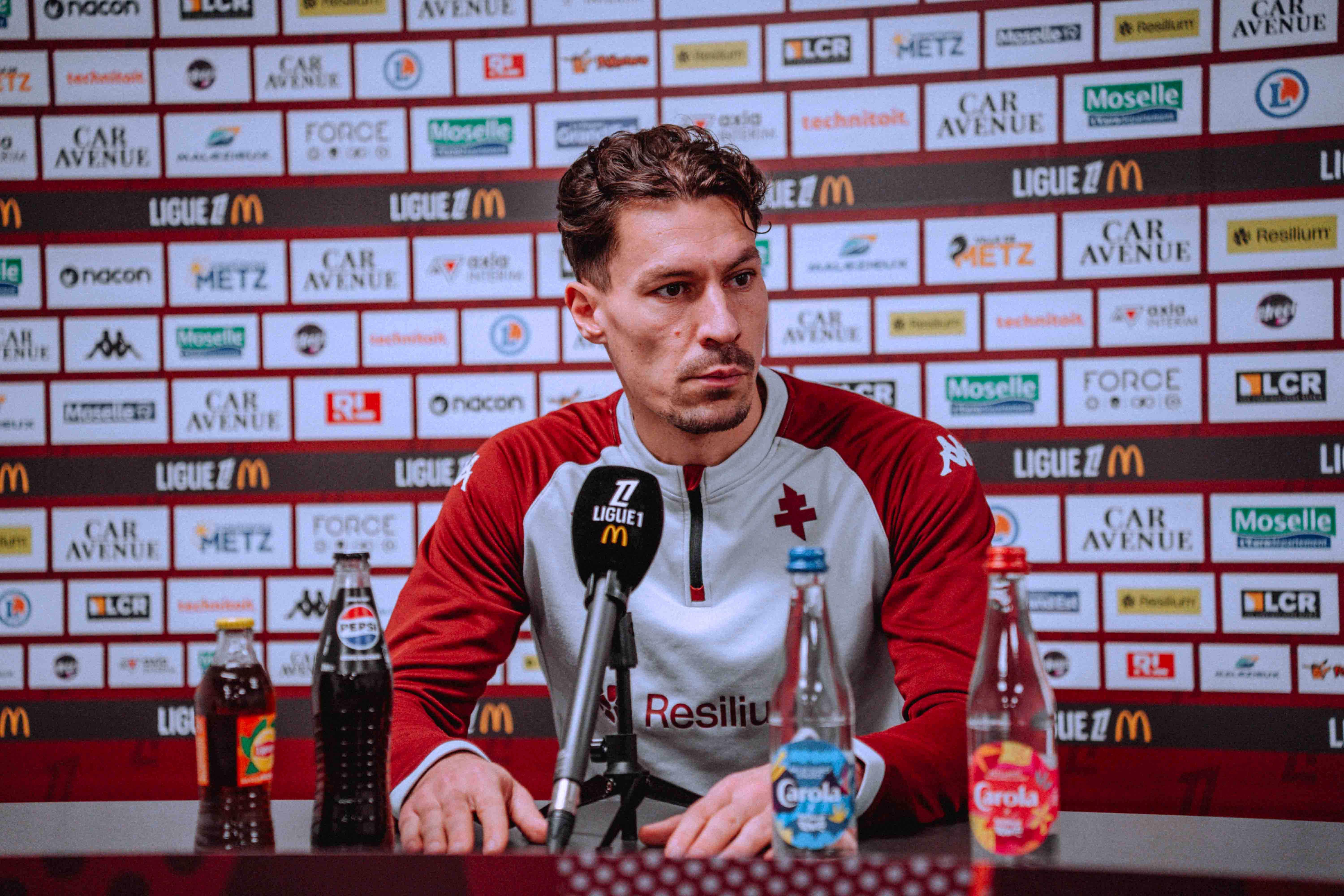 Metz - Lille, la conférence de Benjamin Stambouli