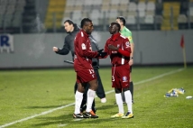 Metz - Sedan, 21e journée de Ligue 2  : Sadio Mané a remplacé Bruce Abdoulaye en cours de jeu.