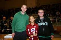 FC Metz Walygator Tour 2013 : étape de Mondorf les Bains  : Récompense remise par Jeff Strasser