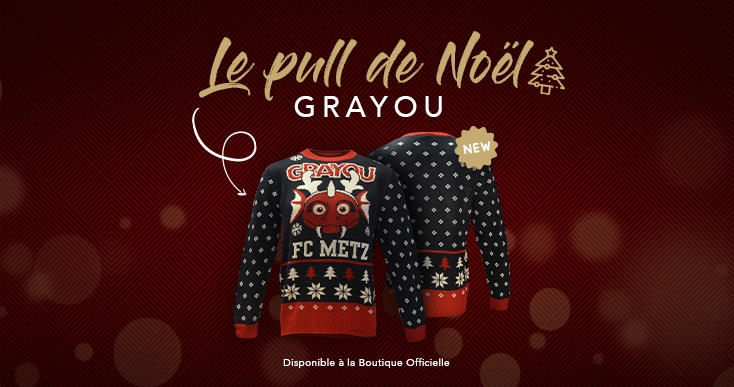 Le pull de N el Grayou disponible en Boutique Football Club de