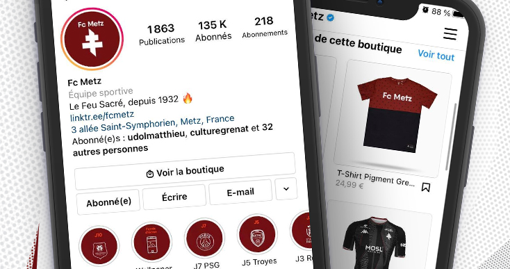 Find the Boutique on Instagram and Facebook!  |  Metz Football Club – FC Metz Info – FC Metz Training